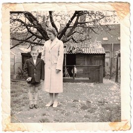 Wilhelmus Jacobus Adrianus Heeren communion met moeder